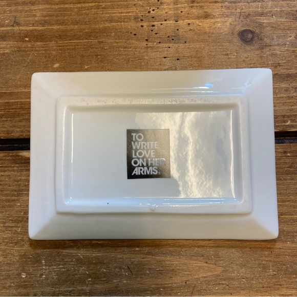 To Write Love On Her Arms Trinket Tray Better Days Are Ahead Gold Bird Ceramic - Picture 5 of 5